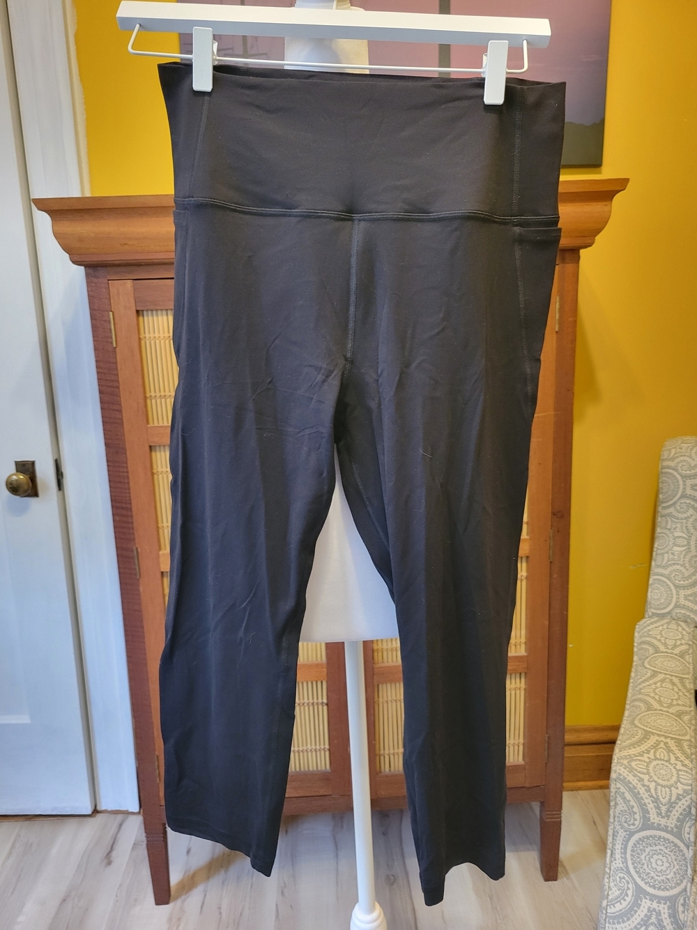 CRZ YOGA High-Waist Black Womens Leggings